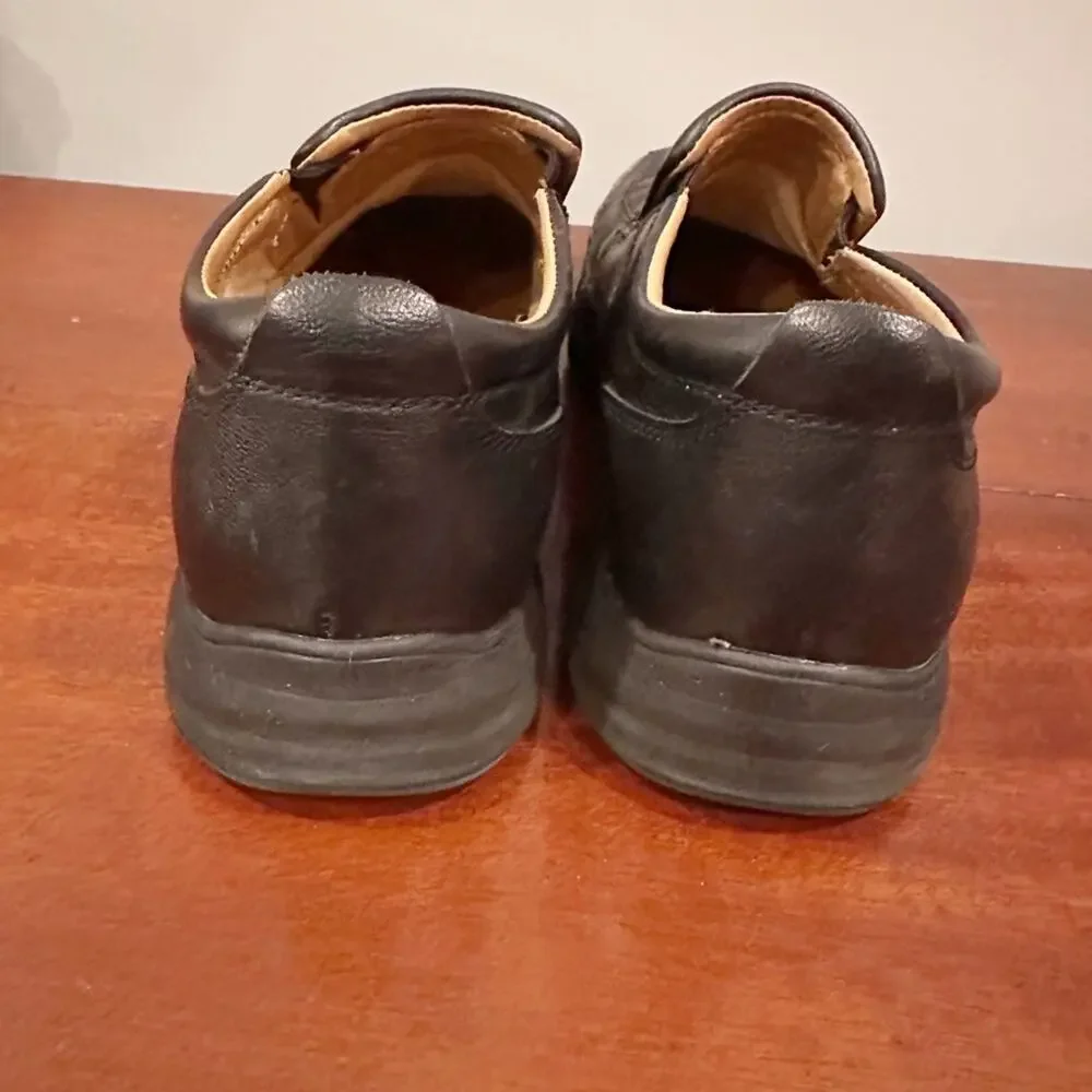 Cole Haan Elton Bike Toe Loafer Black Mens Size 12 M C13160 Leather Slip On
